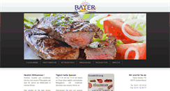 Desktop Screenshot of fleischerei-bayer.de